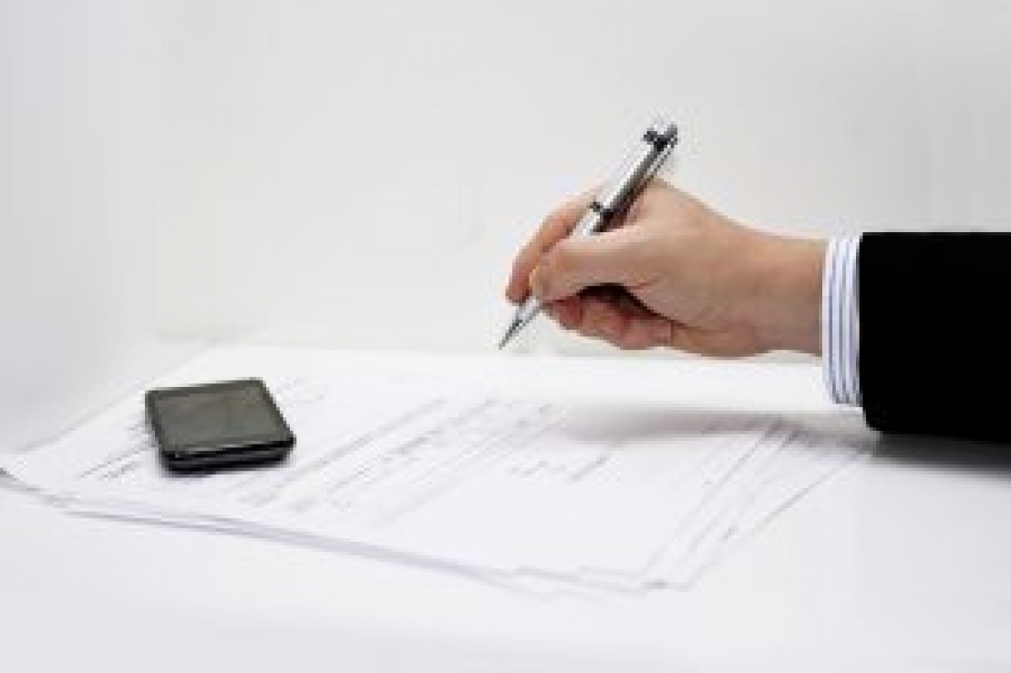 writing on documents