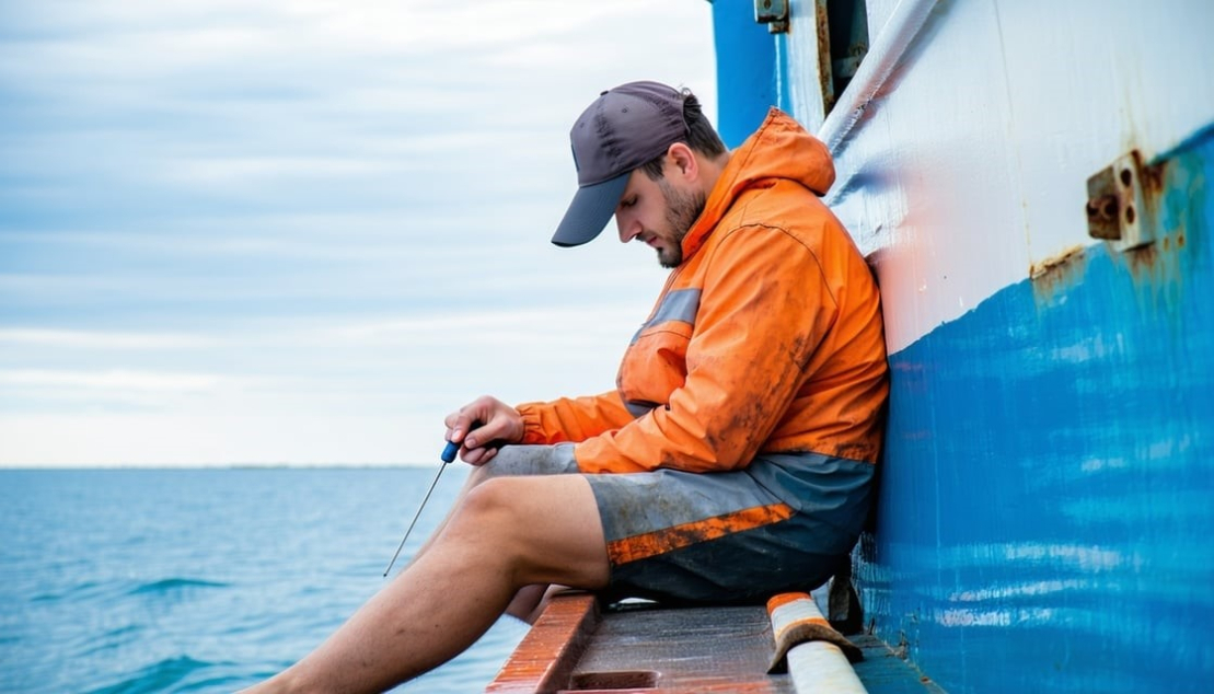 fisherman sleeping on the job