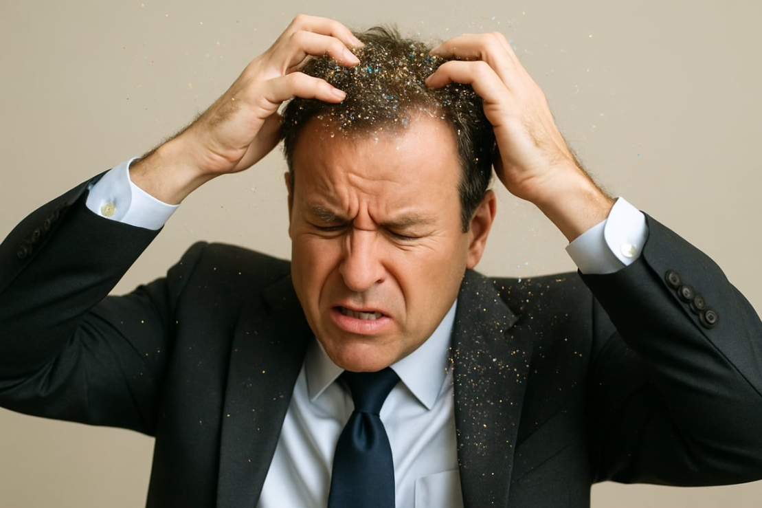 Businessman frustrated