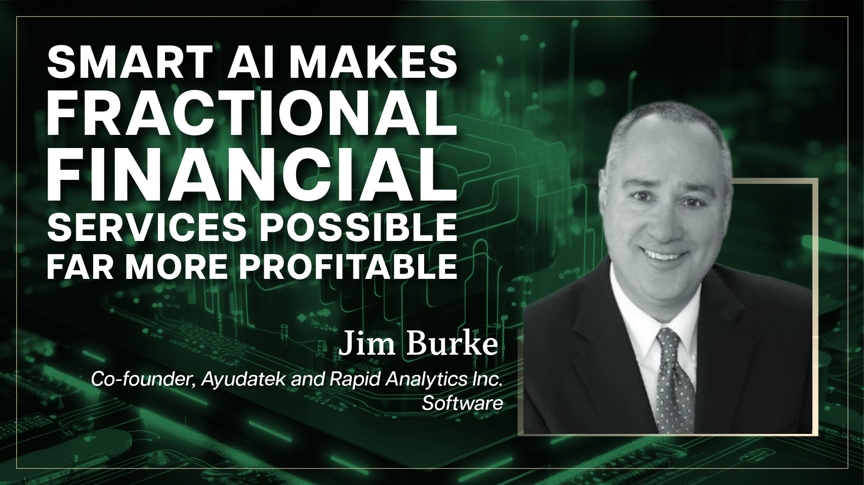 Smart AI makes Fractional Financial Services Possible far More Profitable