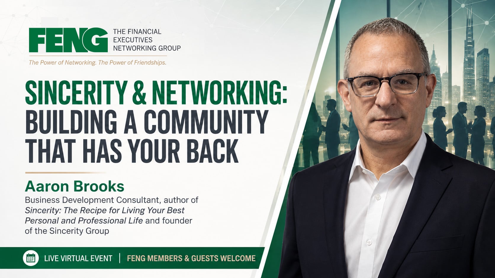 Sincerity & Networking: Building a Community That Has Your Back