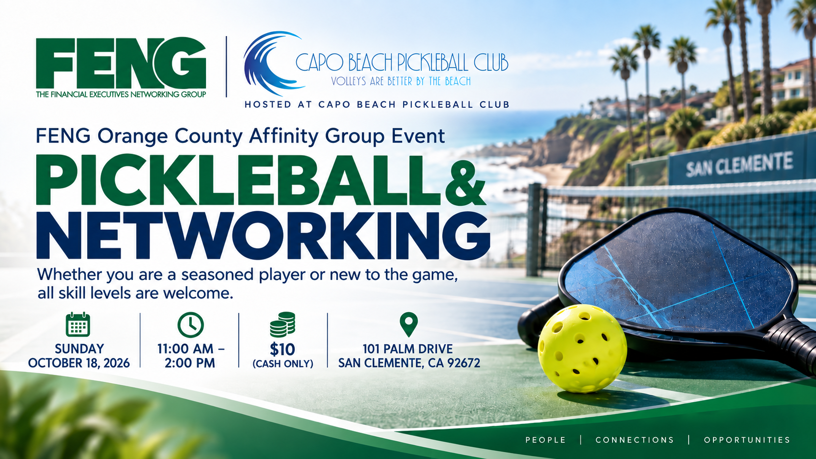 Orange County Pickleball Networking Event