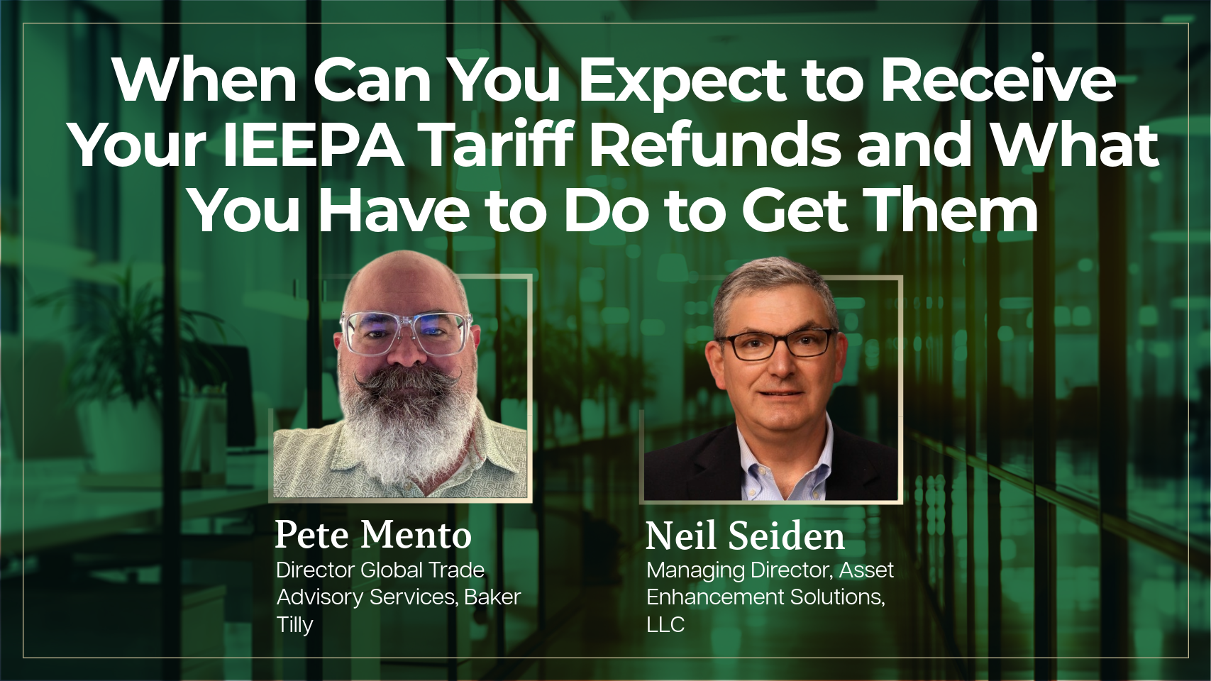 When Can You Expect to Receive Your IEEPA Tariff Refunds and What You Have to Do to Get Them