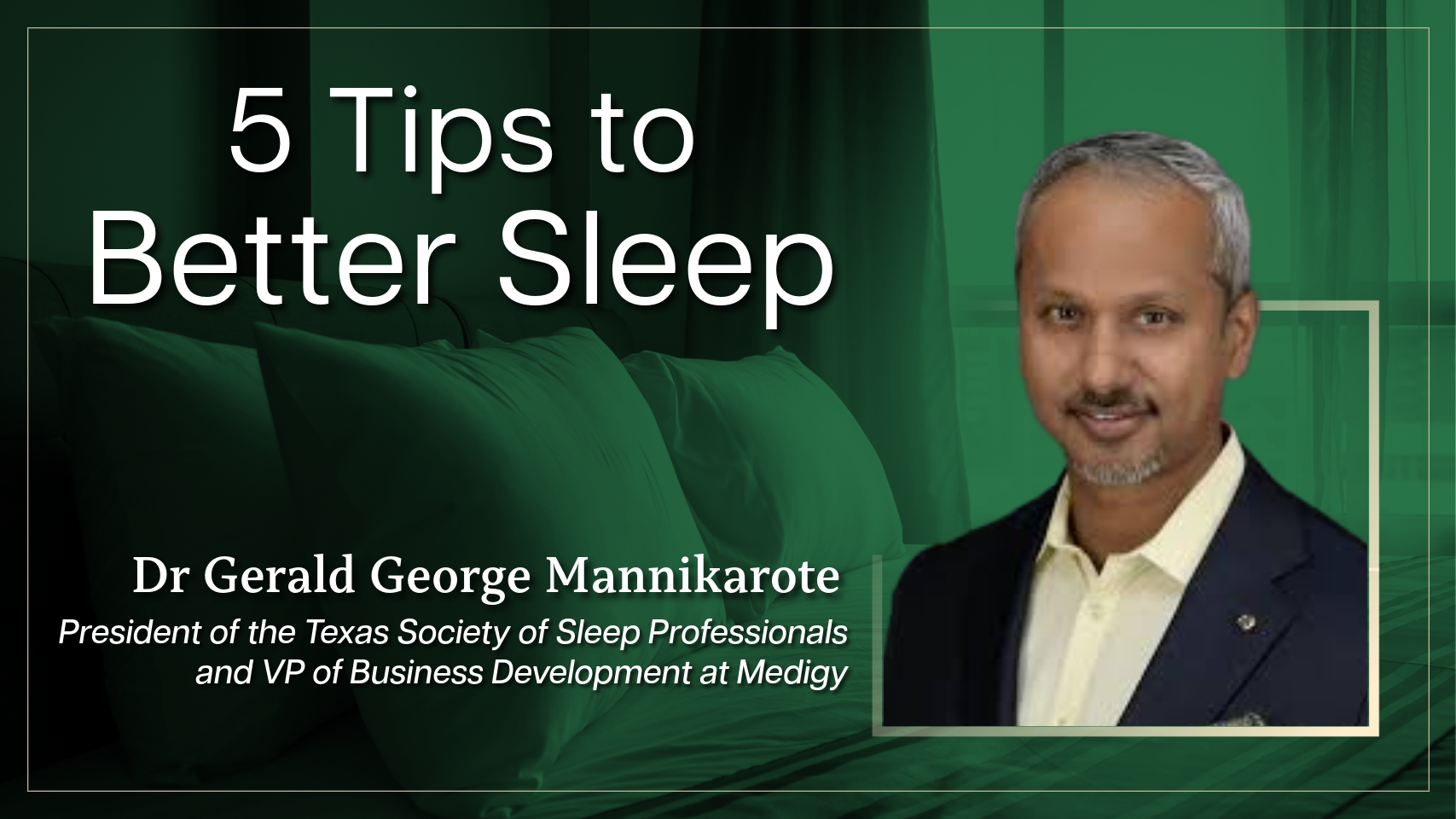 5 Tips to Better Sleep